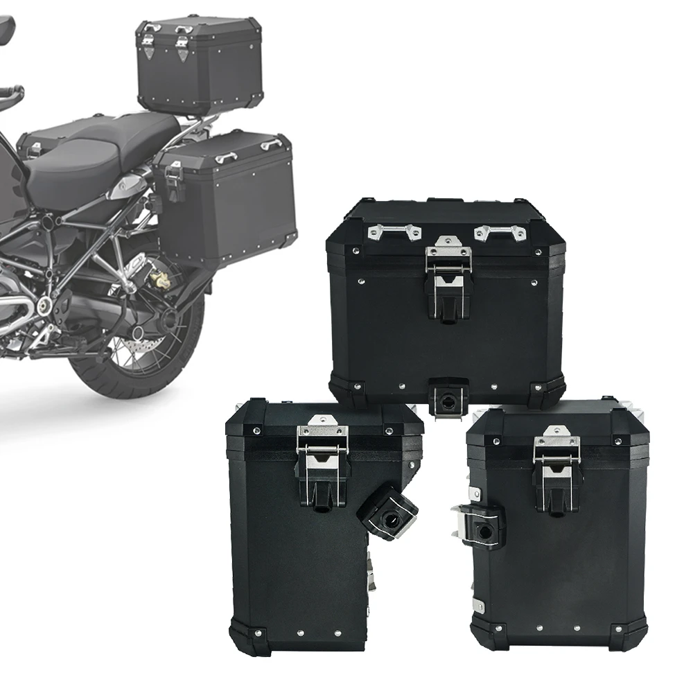 Aluminium Panniers Set Top Box For Royal Enfield Himalayan Bagtecs GX38