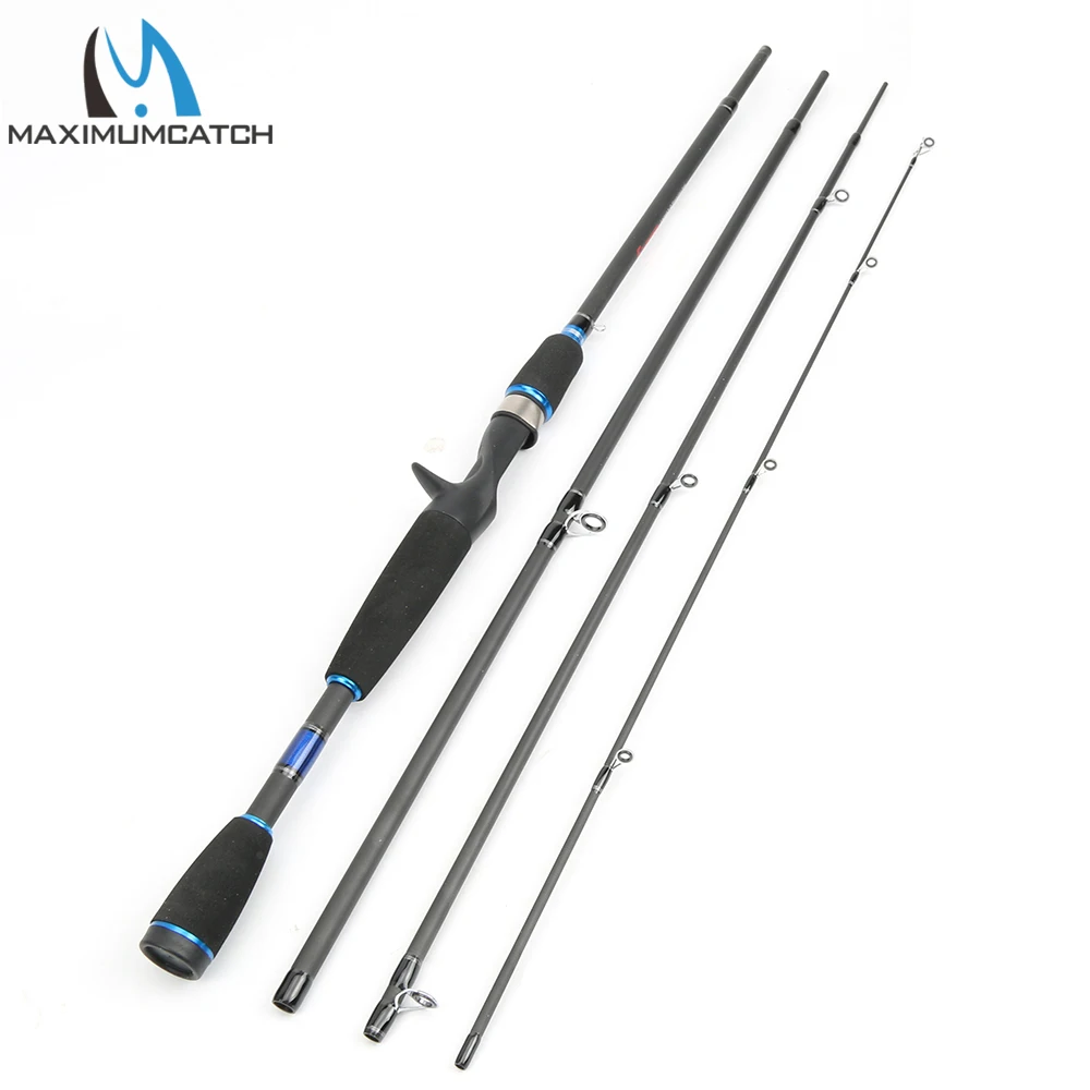 Maximumcatch Fishing Baitcasting Rod 2.1M/2.4M 4Pieces Travel Carbon Fiber  Fishing Rod Fast Action Casting Rod - AliExpress