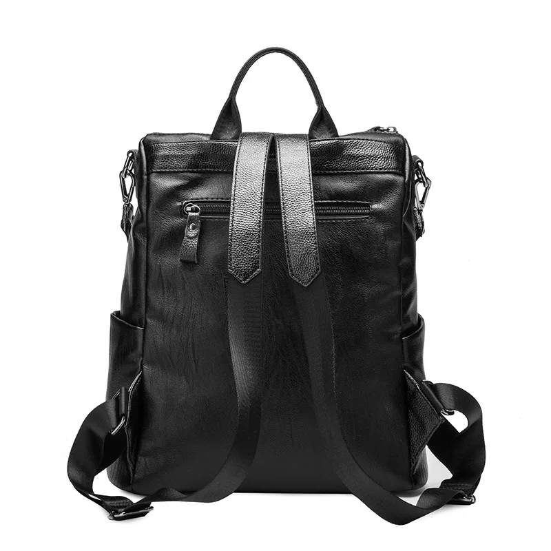 Модный рюкзак для мамы, новинка, Европейская и американская мода, кожаные сумки для путешествий, многофункциональная сумка для мам