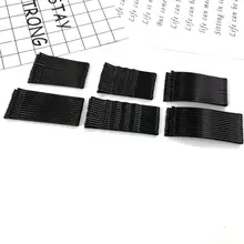 Детская изогнутая заколка для волос, заколка для девочек, банг, вымытый патрон, черный зажим, длинный зажим, дуга для девушек, кабельный зажим для женщин