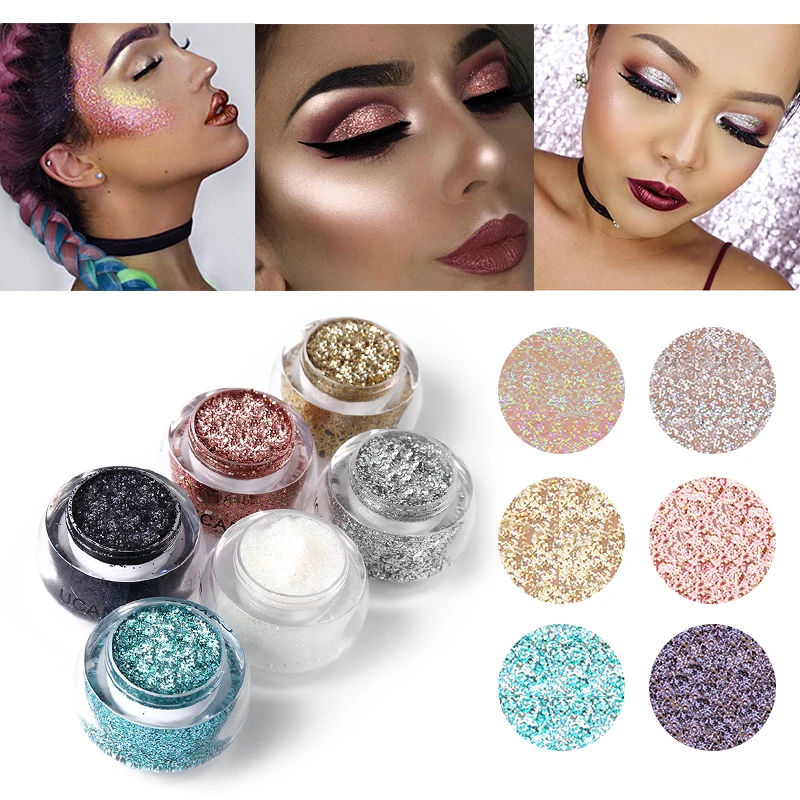 Косметический набор для макияжа от бренда Beauty 10 цветов блестящая паста мерцающая