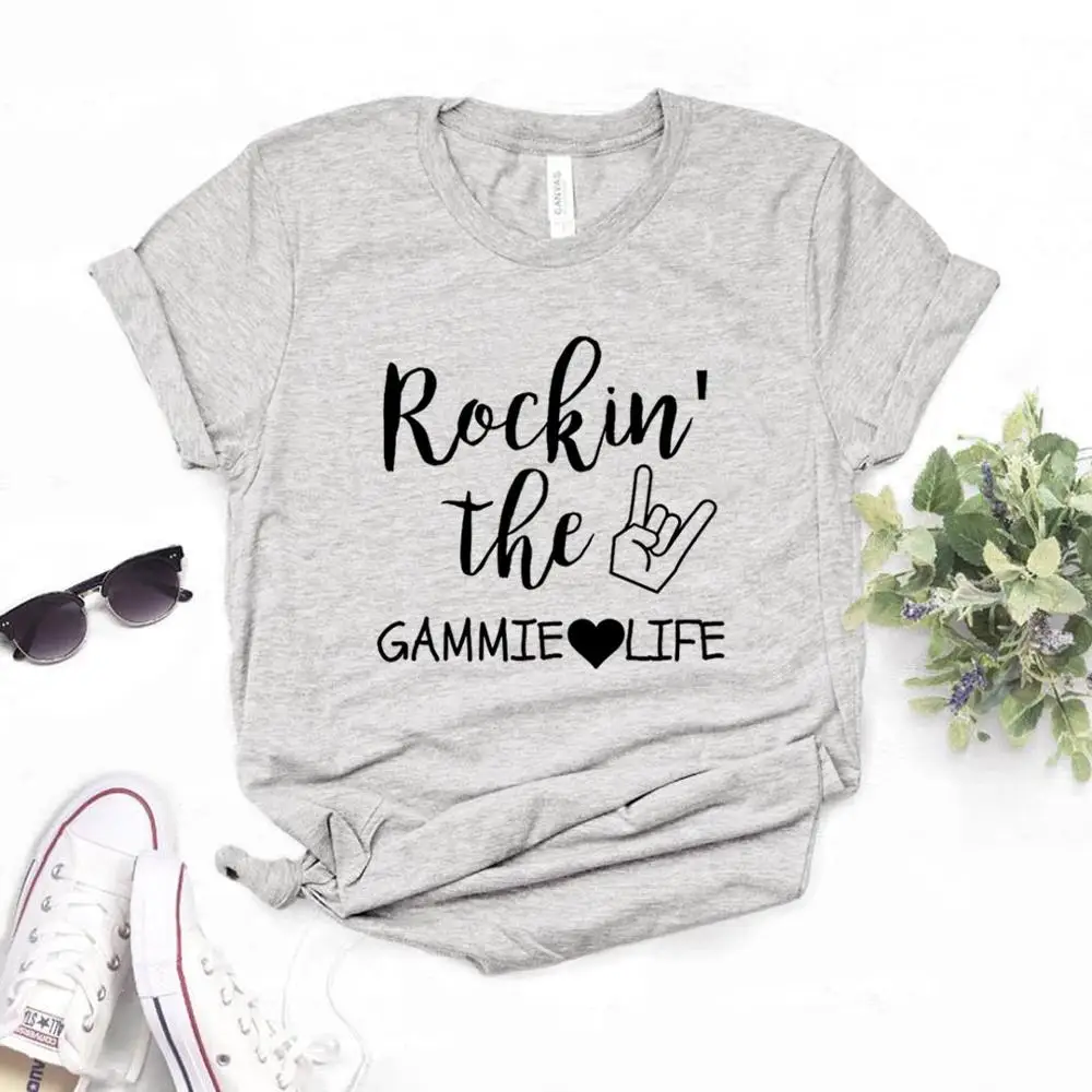 Футболка женская хлопковая с принтом the Gammie Life 6 цветов|Футболки| |