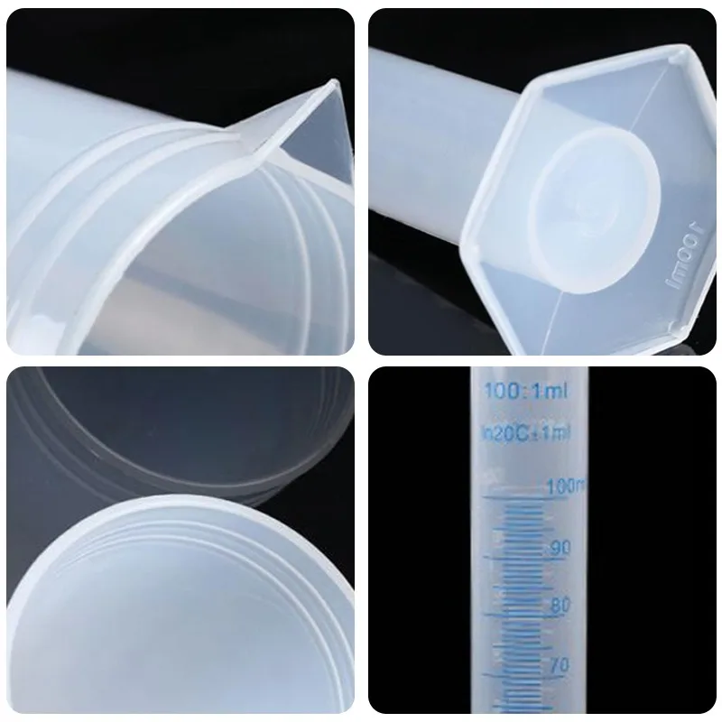 Plastic Measuring Cylinder 100ml Liquid Measuring Cup for Laboratory Supplies Chemistry Instrumen Tools School Lab Supplies plastic measuring cylinder