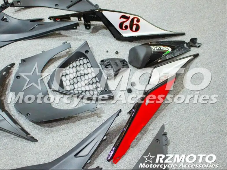 ABS литья под давлением полный обтекатель комплект подходит для Aprilia RSV4 1000 2009- 09 10 11 12 13 14 набор на заказ красный серебристый черный