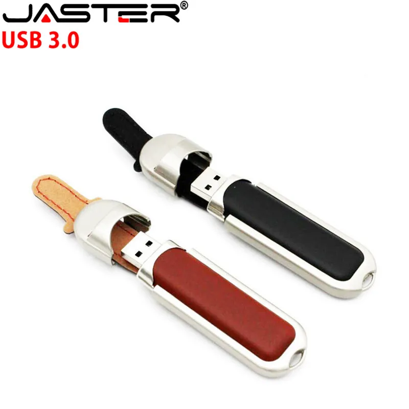 Brown Leather USB 3.0 Flash Drive 4GB 8GB 16GB 32GB 64GB 128GB Real ...
