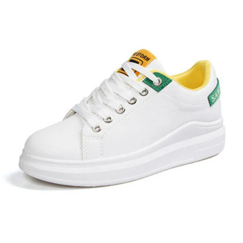 

Plus velvet white shoes women's wild new Korean style platform shoes