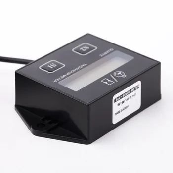 

Hot US CLEARANCE Digital Engine Tach Hour Meter Tachometer Gauge Engine RPM LCD Display For Motorcycle Motor Stroke Engine Car M