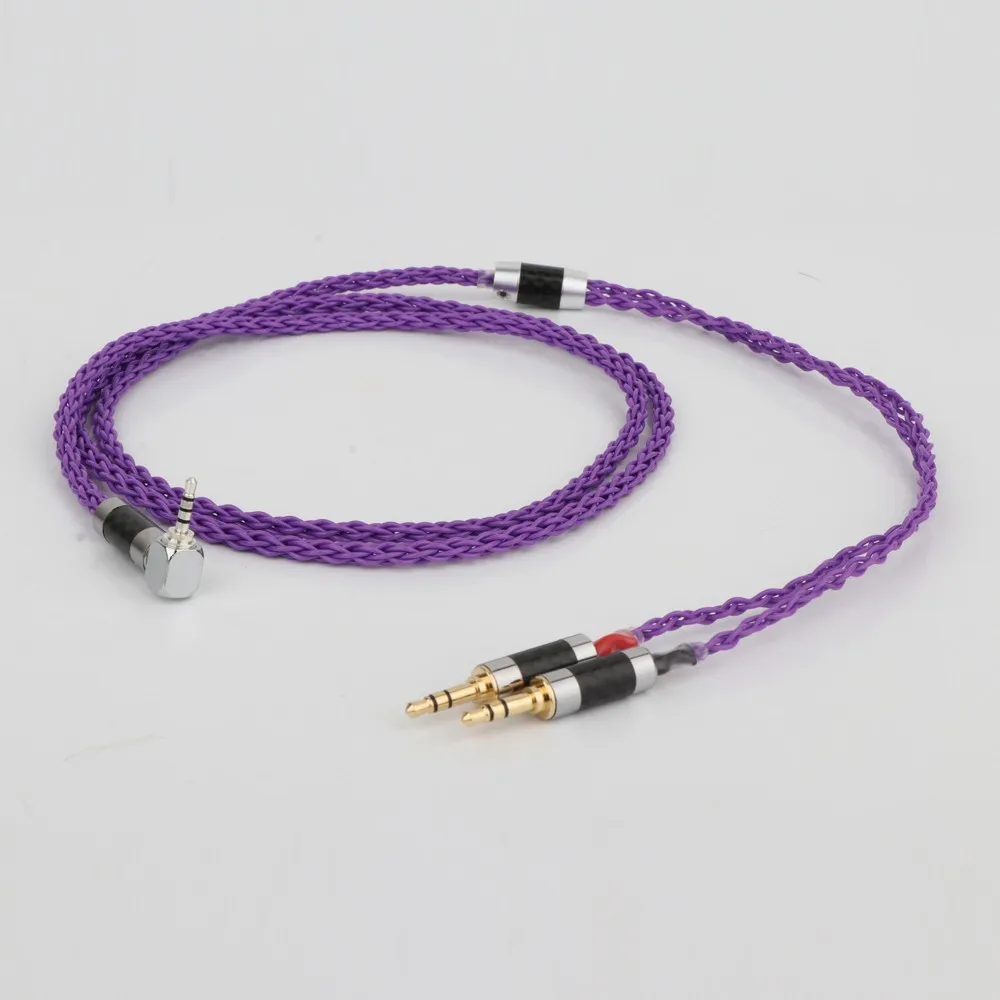 Preffair HiFi Cable with 2 5mm Trrs Balanced Male Compatible with Hifiman ANANDA ah d7200 d5200 Headphones with dual 3 5mm male
