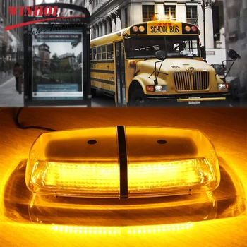 

Warning Light Truck Led Flash Car Strobe Light 72W 12V 24V 72LED 5730SMD Universal Roof Flashing Warning Emergency Light Bar