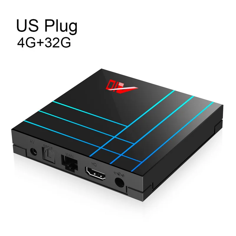 DIDIHOU мини-приставка WiFi приставка Android 9,0 ТВ приставка 2 ГБ/4 ГБ ОЗУ 16 Гб/32 ГБ/64 Гб ПЗУ 4K полный двойной USB 3,0 и 2,0 - Цвет: Сливовый