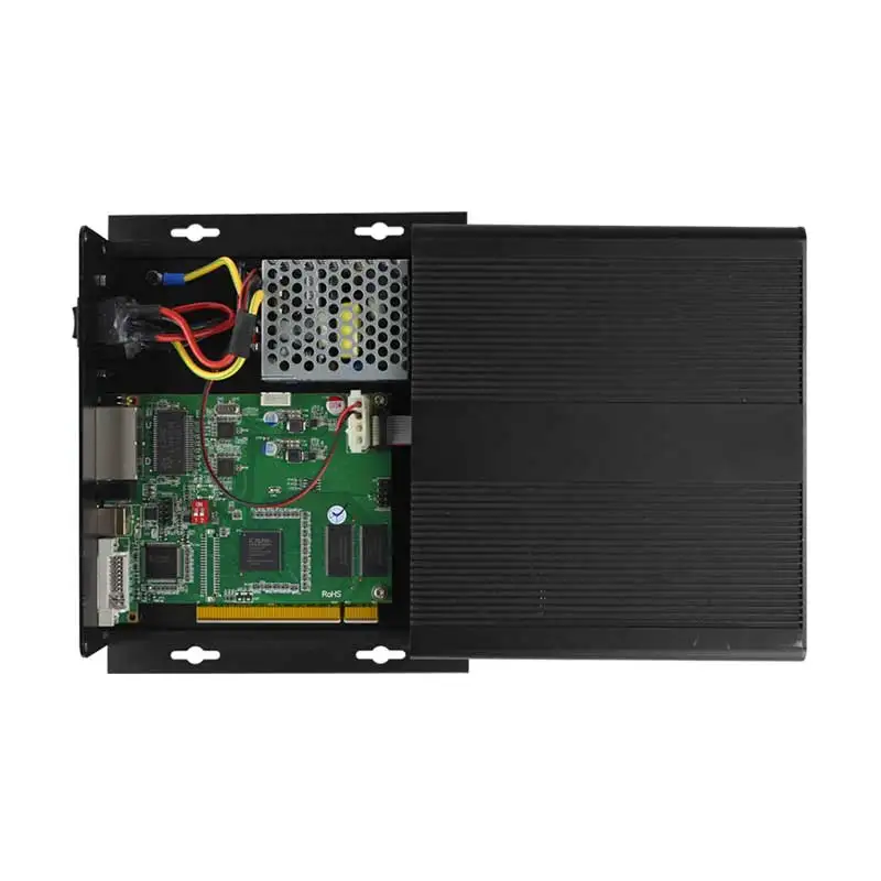 full color led display control panel box AMS-LCB300(linsn) led video screen sending box support linsn ts802d sending card