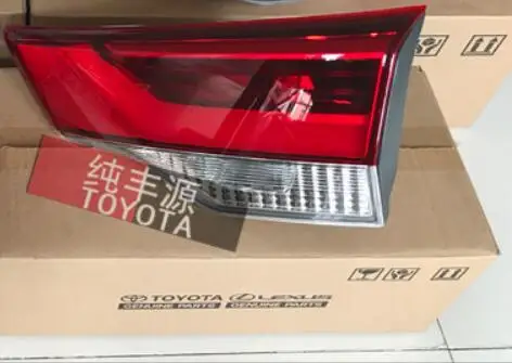 1pcs right inner 1 шт.~ /2018y задний фонарь для Toyota highlander задний фонарь KLUGER автомобильные аксессуары светодиодный DRL Taillamp для highlander противотуманные фары - Цвет: 1pcs right inner