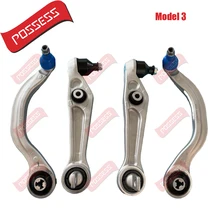 

4 pieces Front Lower Suspension Control Arm Kits For Tesla Model 3 104434100D 104435400A 104435900A，1044341-00-D 1044354-00-A