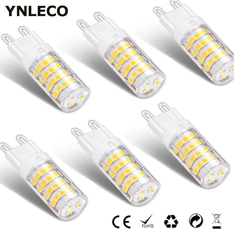 G9 светодиодный лампы 4000 к 220V 110V 51 Светодиодный s лампа лампада 2835SMD Теплый