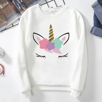

Animal Print Thick Sweatshirt Fashion Sweet Round Neck Long Sleeve Women Pullovers