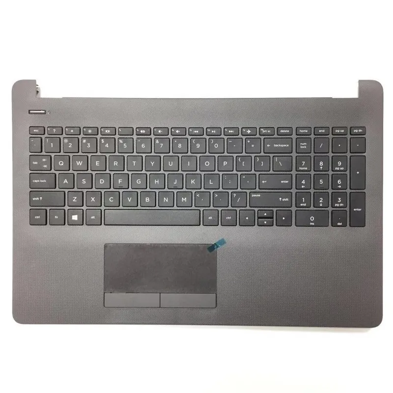 

New Laptop Gray Palmrest Upper Top Cover With Keyboard/Touchpad For HP Pavilion 15-BS 15-BW 15-BU 250 G6 255 G6 929906-001 Case