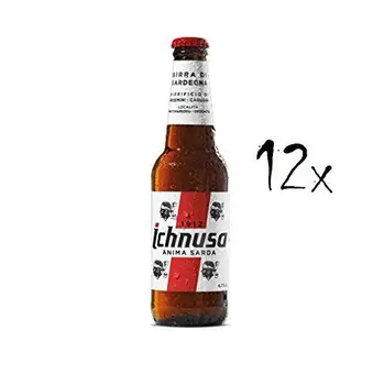 

Ichnusa 12x Birra Anima Sarda Sardinian Lager Beer 330cl. 4,7% Vol Italian!