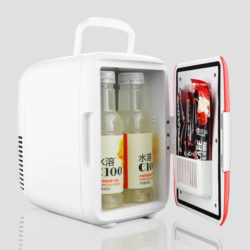 

Dual-Use 4L Home Car Use Refrigerators Mini Refrigerators Freezer Cooling Heating Box Cosmetic Fridge Makeup Refrigerators