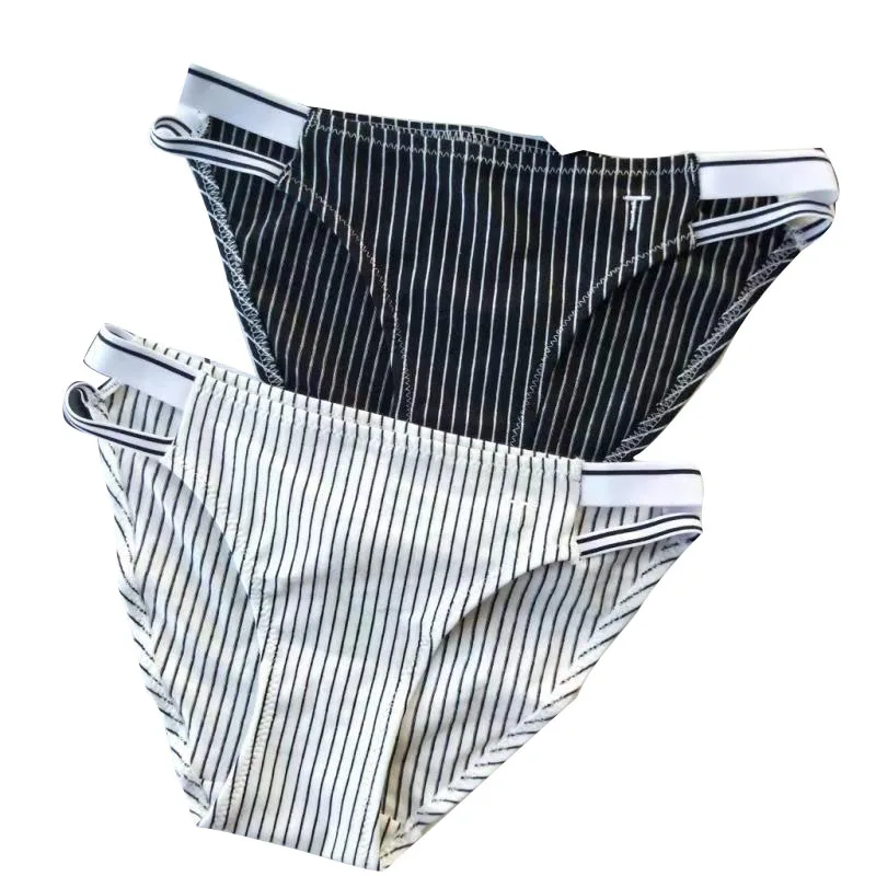 

Women's Sexy Panties Low Waist Striped Briefs Seamless Underpants Women's Cotton Underwear Panties Female Sexy Lingerie Shorts
