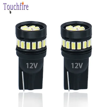 

10PCS Auto T10 W5W 194 LED Car Door Bulb 3014 21SMD Interior Reading Dome License Plate Parking Light White 12V