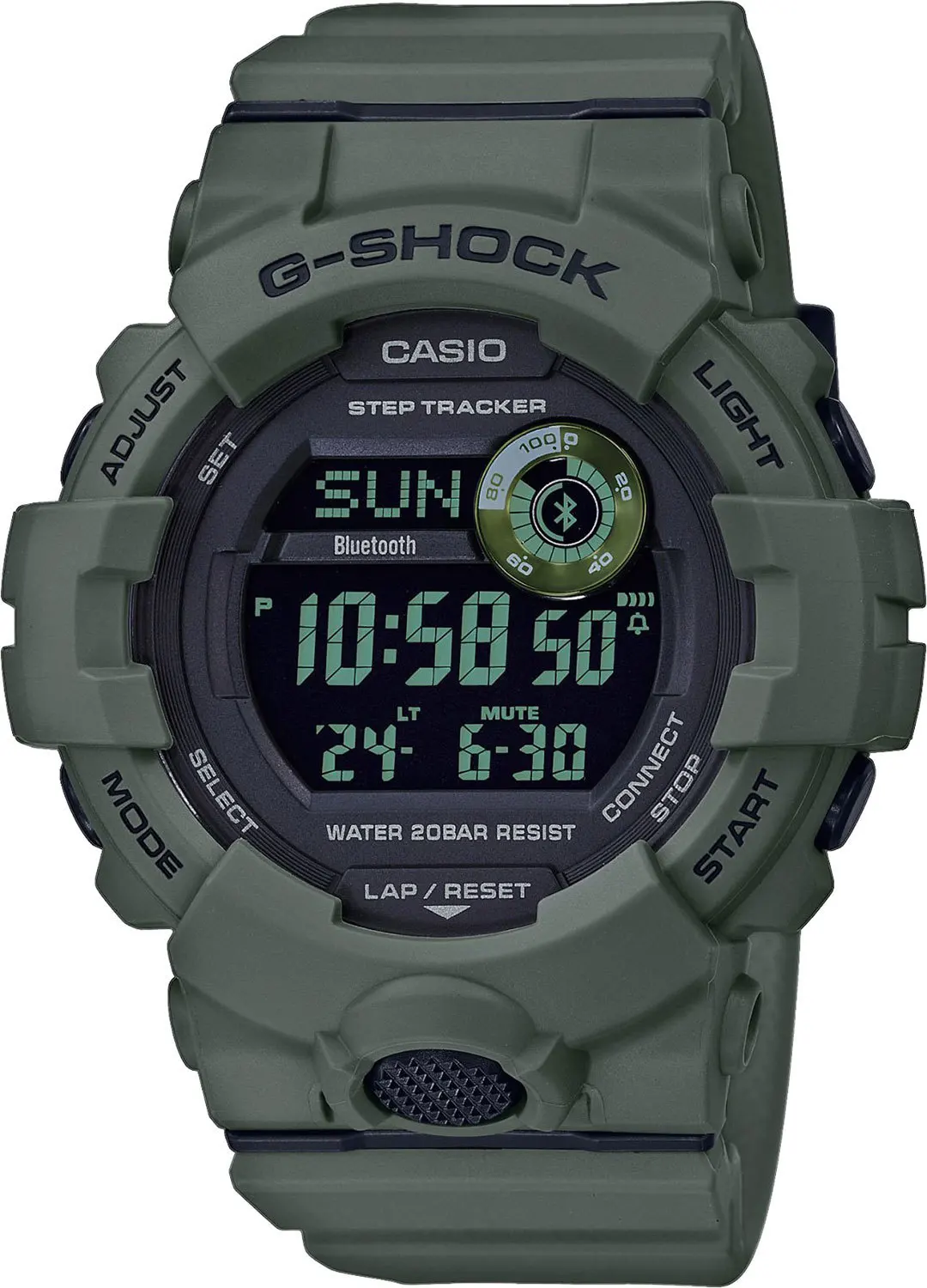 Японские спортивные наручные часы Casio G-SHOCK GBD-800UC-3ER с хронографом | Наручные