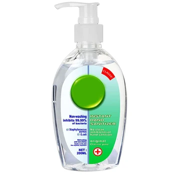 

200ml No-Rinse Wash Hand Gel Portable Cleaning Hand Soap Home Travel Office Push-on Multifunctional Cleaner