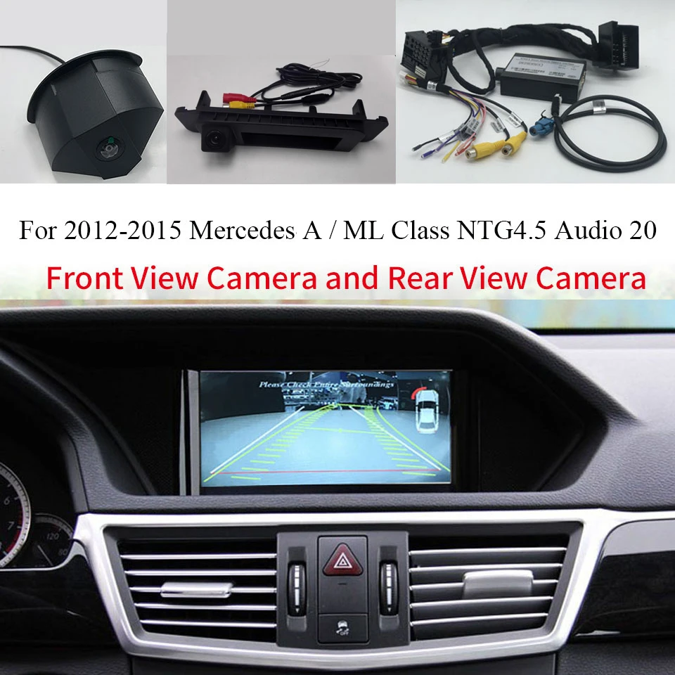 

Include Front/Rear Camera In Car Adapter Interface For Mercedes-Benz ML Class W166 ML250 ML350 ML400 ML500 ML550 NTG 4.5 System