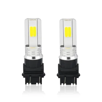

2Pcs LED Fog Light T25 3156 White and Yellow Cob Steering Light Brake Light