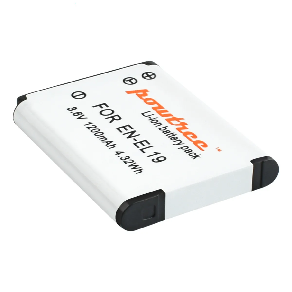 Powthee1200mAh ENEL19 EN-EL19 Батарея для Nikon Coolpix S32 S33 S100 S2500 S2750 S3100 S3200 S3300 S3400 S3500 S4100 S4150 L10