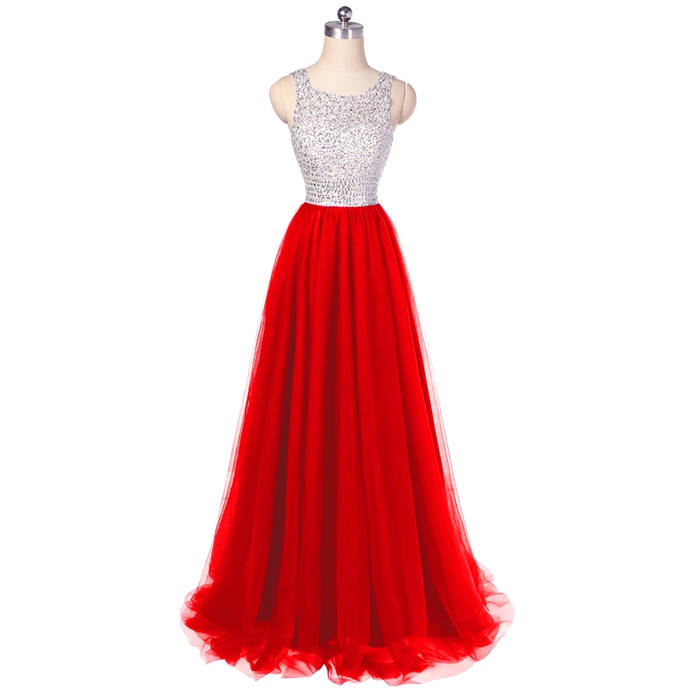 ANGELSBRIDEP длинные платья для выпускного вечера Роскошные Бисероплетение Vestidos De Gala сексуальный v-образный вырез тюль вечерние строгие вечерние платья вечерние для женщин