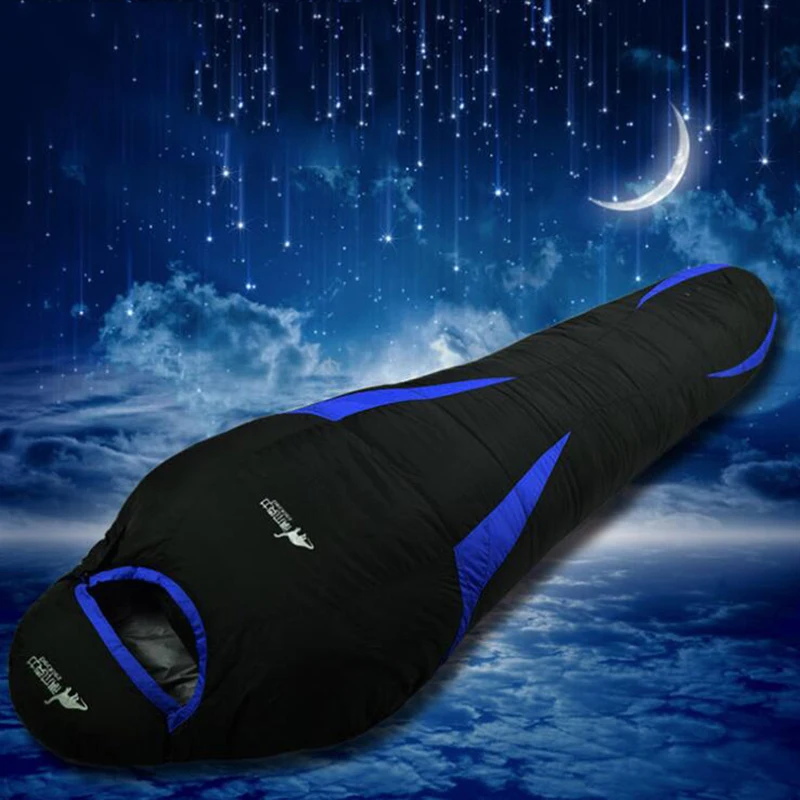 Ultralight Down Sport Sleeping Bags Outdoor Camping Hiking Traveling Duck Down Adult Mummy Waterproof Winter Sleeping Bags