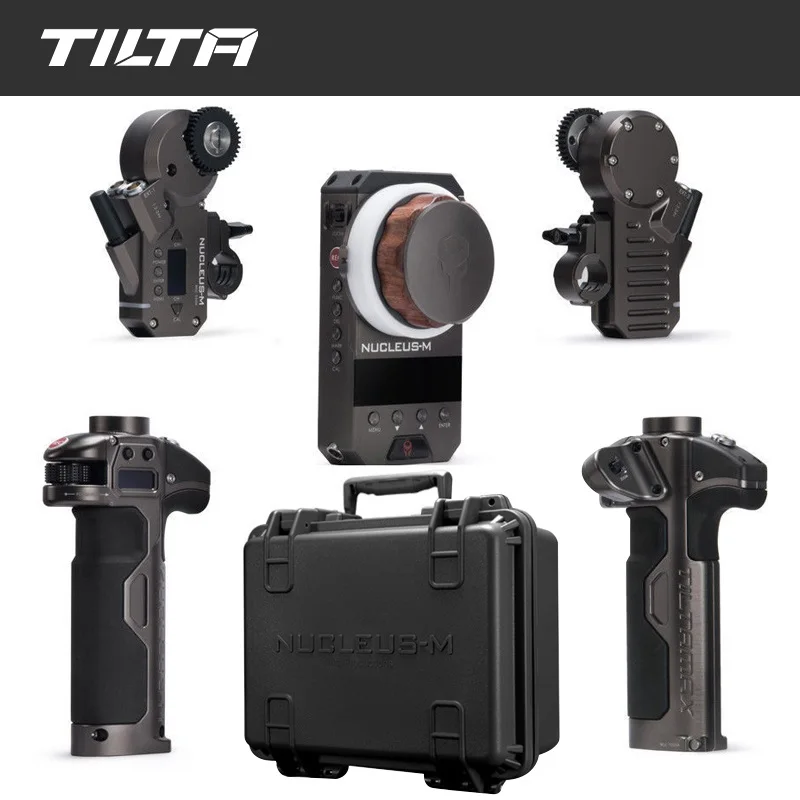 

TILTA Nucleus-M Wireless Follow Focus Lens Control System Nucleus M for 3-Axis Gimbal for Arri RED Tilta Max DJI RONIN S