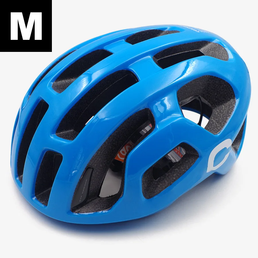 glossy blue Сверхлегкий командный Aero велосипедный шлем дорожный Mtb горный велосипед шлем для взрослых мужчин и женщин Vtt безопасный гоночный велосипедный шлем M - Цвет: glossy blue
