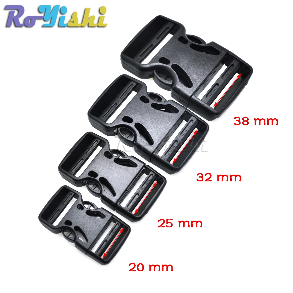Webbing 5/8(15mm) Plastic Side Quick Release Buckle Fastener DIY Pet  Collar Outdoor Backpack Luggage Strap Accessories