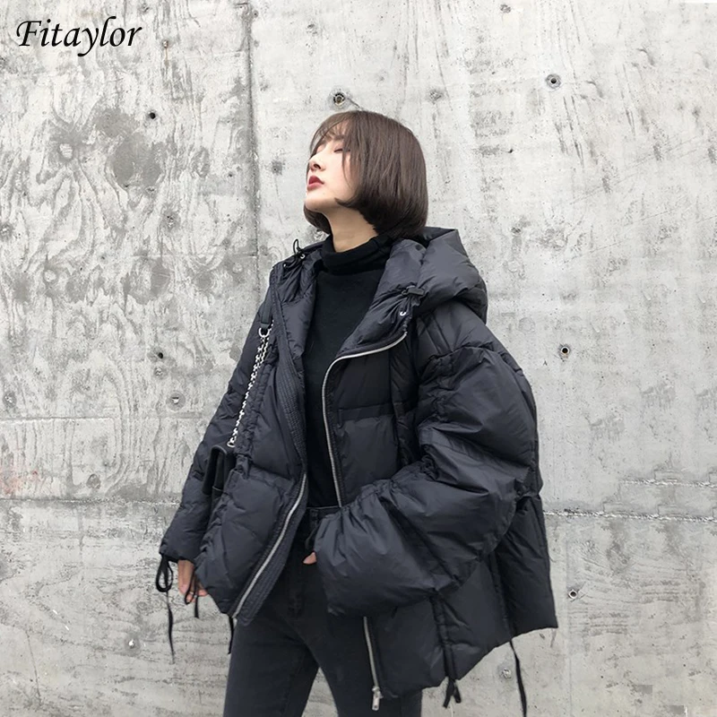 Fitaylor Ultra Light Hooded Winter Down Jacket