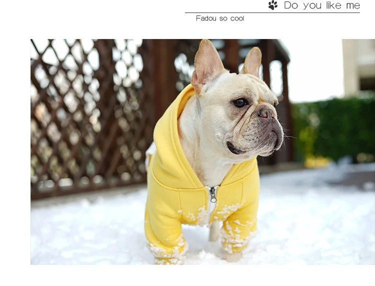 FATHIN Одежда для собак свитер флисовая Собачья Рубашка французский для бульдога Чихуахуа кошка рубашка одежда для домашних животных XS-XXL