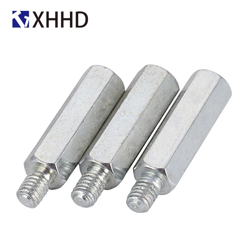 Шестигранная стойка из углеродистой стали Штекерная и гнездовая гвоздики