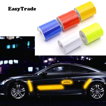 

For Toyota rav4 2020 2019 2018 2017 Car PVC Warning Reflection Sticker Reflective Safety Warning Tape 5cm*300cm Car Styling
