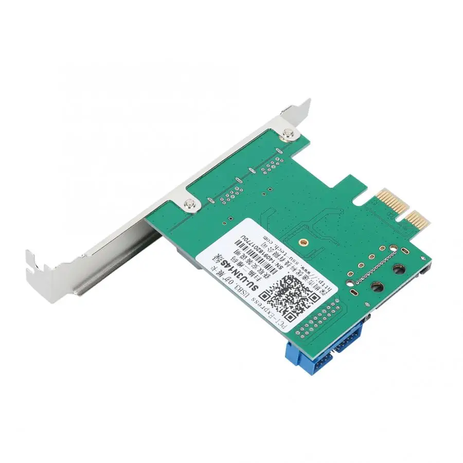 Плата расширения PCI-E до USB3.0 Адаптерная плата расширения с защитным чипом для настольного компьютера