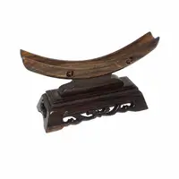 Sword Stand Solid Wood Sword Display Katana Stand Holder Crescent Shape for General Swords 1