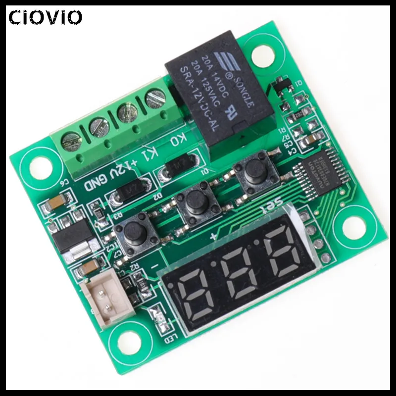 CIOVIO 3 шт. цифровой термостат контроллер термометра модуль переключателя DC 12 В водонепроницаемый датчик