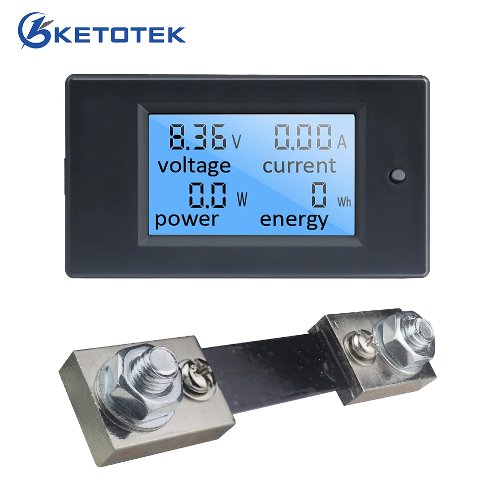 Measuring Equipment Repair 6.5~100VDC Digital Ammeter Tester Ammeter Voltmeter Measuring Equipment Repair 6.5~100VDC Digital Ammeter Tester Ammeter Voltmeter