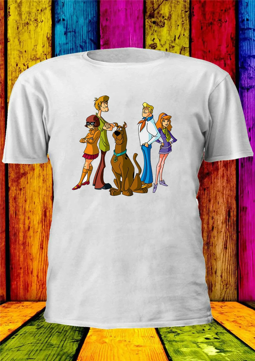 Футболка Scooby Doo забавная семейная футболка в стиле ретро для мужчин и женщин