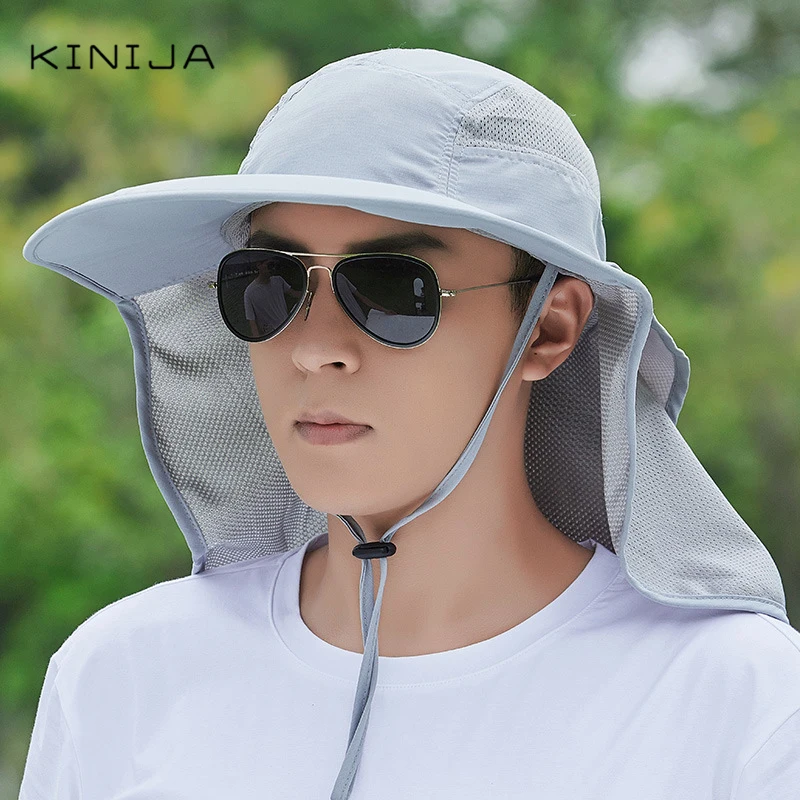 Мужская шляпа летняя солнцезащитная Кепка рыбацкая уличная альпинистская