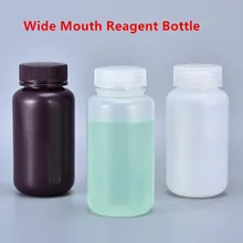500ml, garrafas plásticas largas da boca de 1000ml com tampões para garrafas líquidas do recipiente de armazenamento do produto comestível da loção do reagente