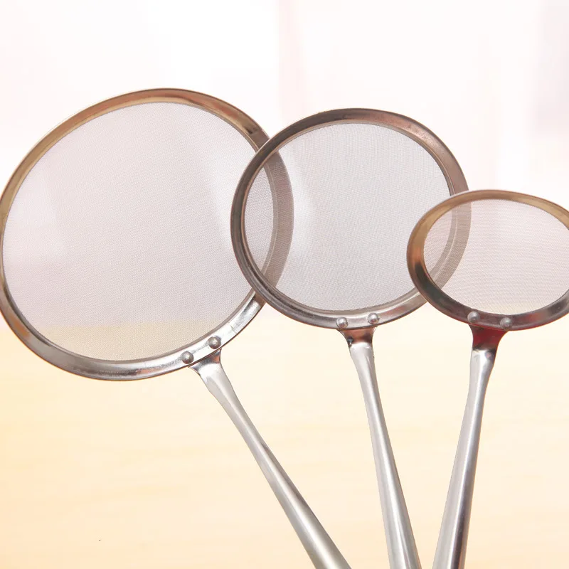 Practical More Function Stainless Steel Colander Oil Filter Spoon Hot Pot Seek Petty Gains Scoop Mesh Leakage Oil Separation A