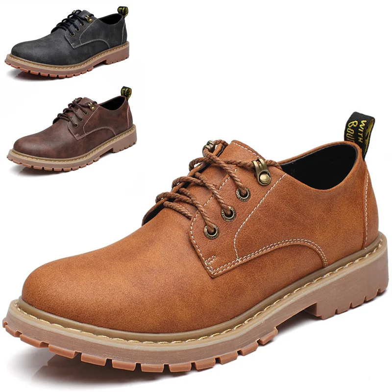 New Men Hiking Shoes Comfortable First Layer Cowhide Leather Outdoor Sneakers Men Breathable Hiking Sports Boots 39-47