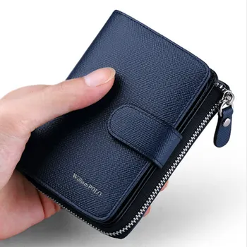 

New Fashion Business CreditHolder Wallet Multifunction Zip WilliamPOLO Photo Case