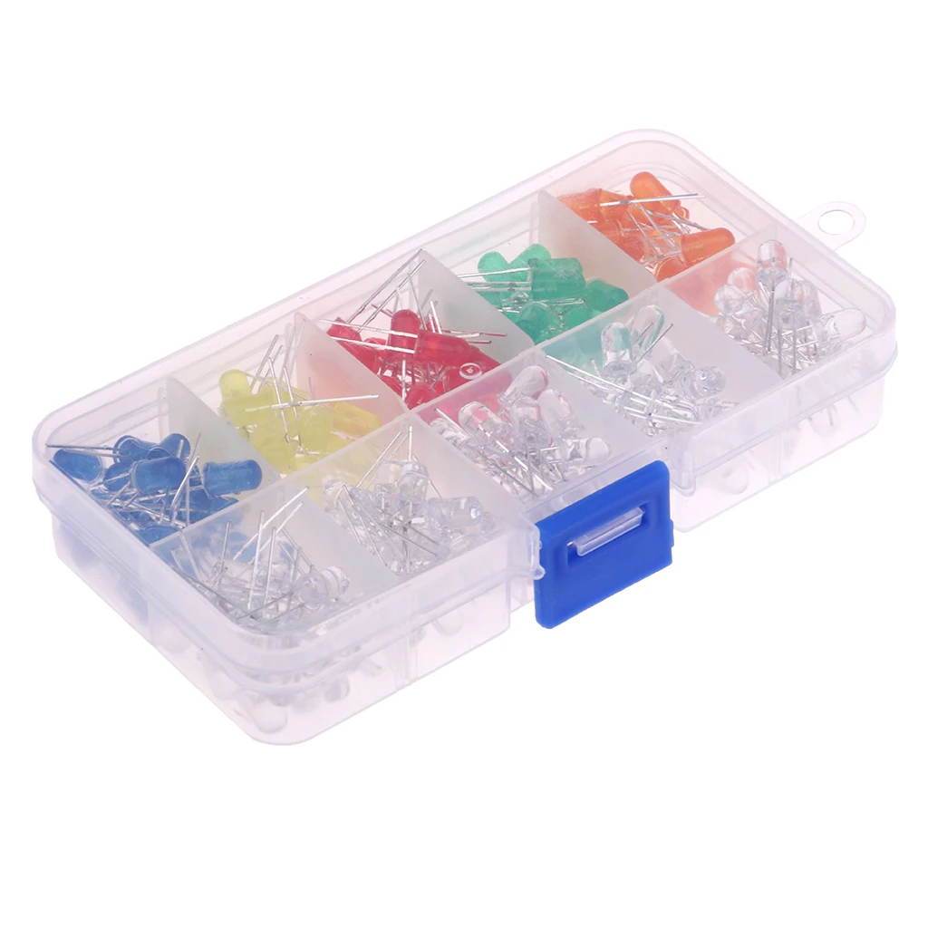 5mm Diffused And Clear Assorted LED Kit 5 Colors DIY Assortment Kit