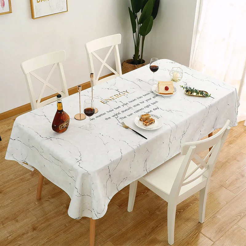 

1p Christmas Ornaments For Home And Kitchen Table Cloth Cotton Tablecloth Waterproof Rectangular Tablecloth Oilcloth Table Cover